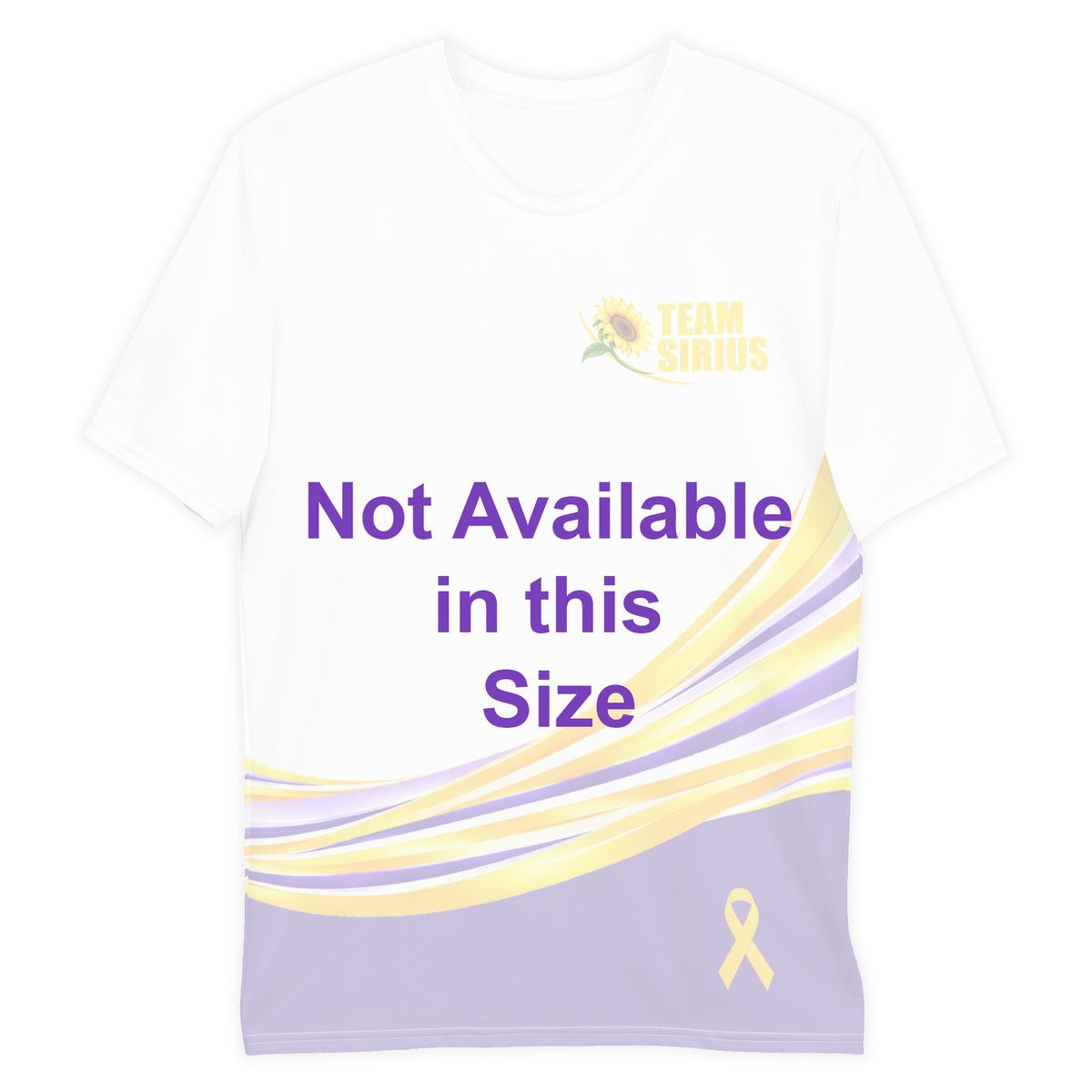 Select Your Shirt Size to Register for Cure Sarcoma Walk